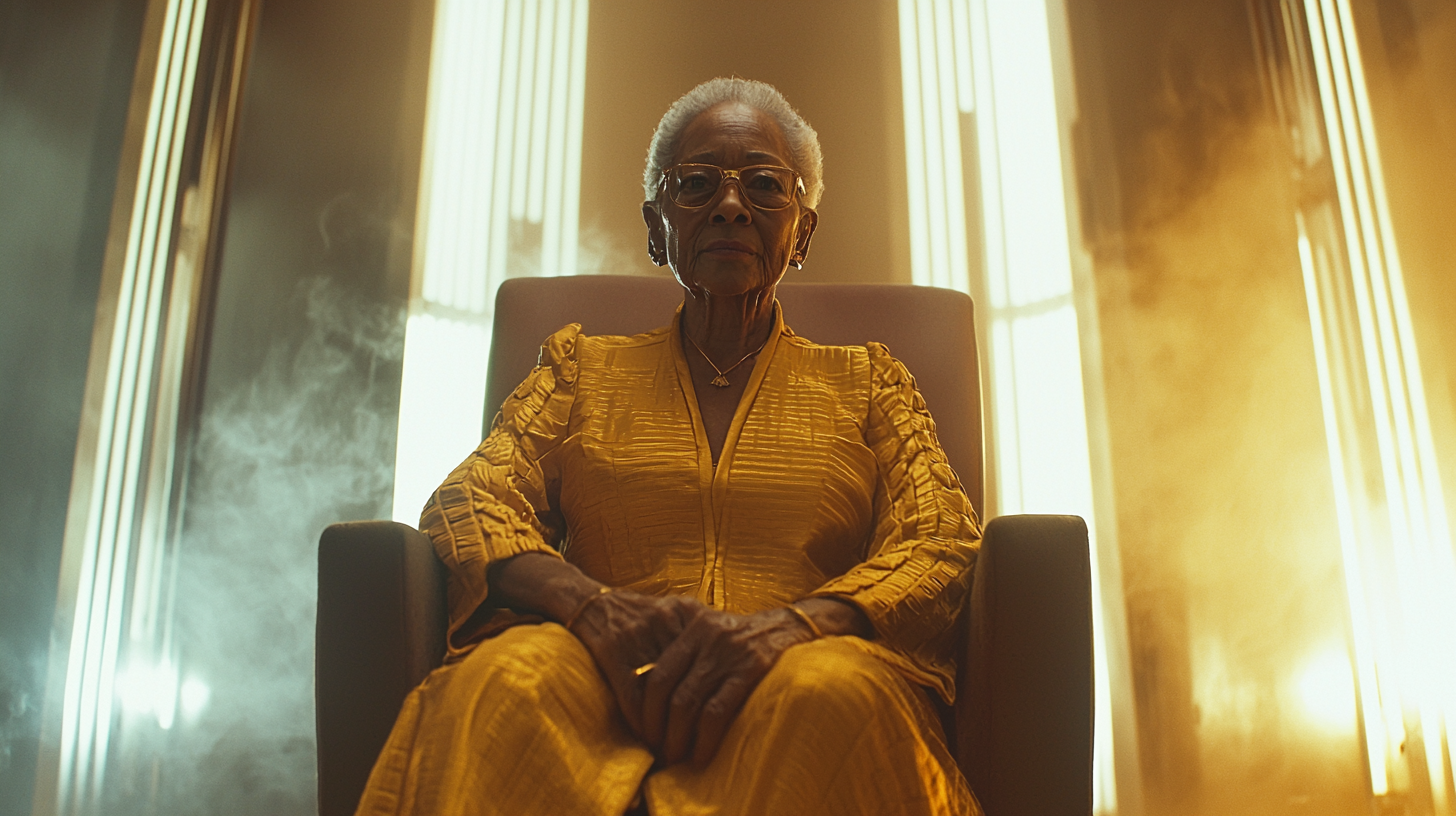 An older Black woman with wisdom to share.